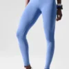 High-Waist Airbrush Legging – Kristallklares Blau