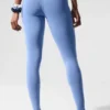 High-Waist Airbrush Legging – Kristallklares Blau