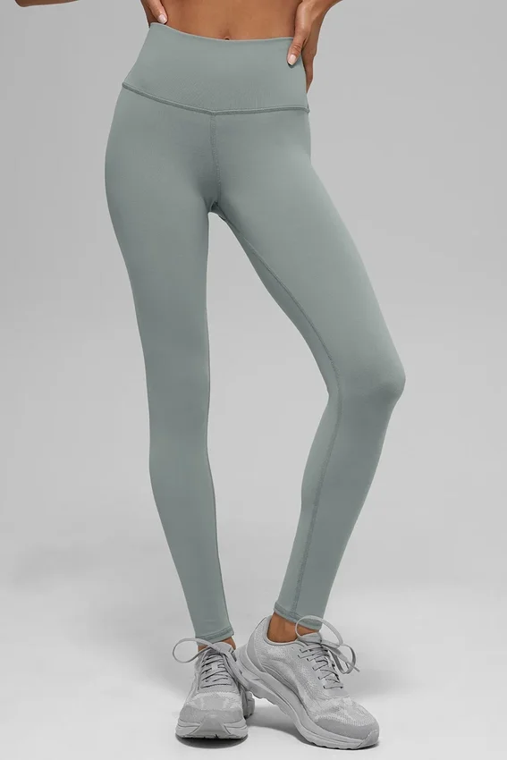 High-Waist Airbrush Legging – Lunar Grey