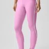 High-Waist Airlift 7/8-Leggings – Candy Heart Pink/Weiß