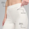 High-Waist Airlift 7/8 Rebel Leggings – Ivory