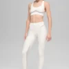 High-Waist Airlift 7/8 Rebel Leggings – Ivory