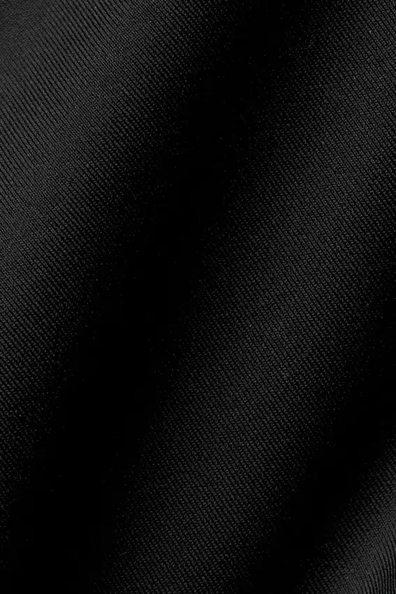 High-Waist Airlift Capri-Hose mit superglattem Kontrast – Schwarz/Weiß