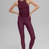 High-Waist Airlift Legging – Burgunderrot