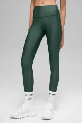 High-Waist Airlift Legging – Clover Green
