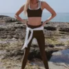 High-Waist Airlift Legging – Espresso