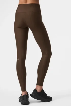 High-Waist Airlift Legging – Espresso