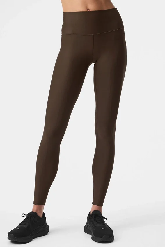 High-Waist Airlift Legging – Espresso
