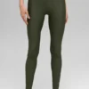 High-Waist Airlift Legging – Green Olive