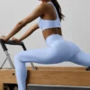 High-Waist Airlift Legging – Hellprovenceblau