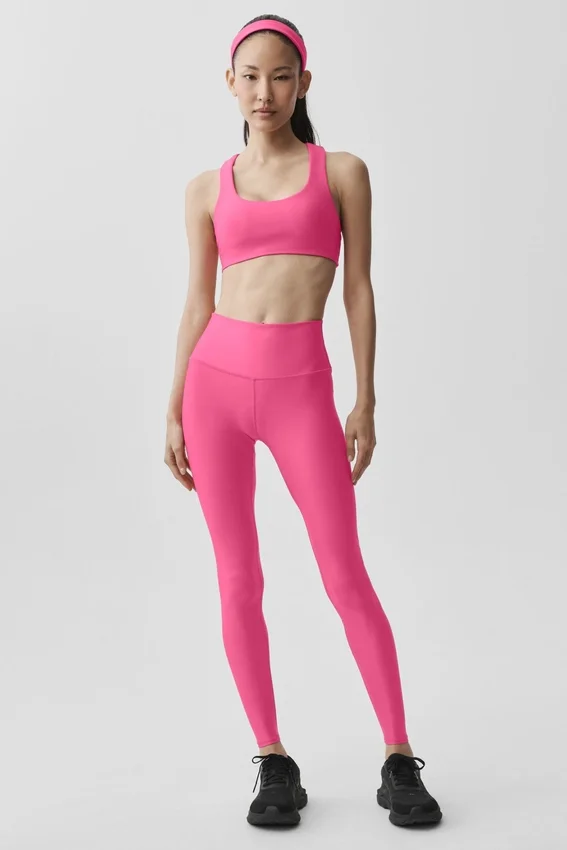 High-Waist Airlift Legging – Paradise Pink