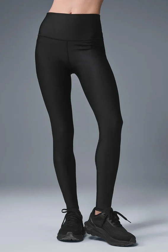High-Waist Airlift Legging – Schwarz