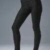 High-Waist Airlift Legging – Schwarz