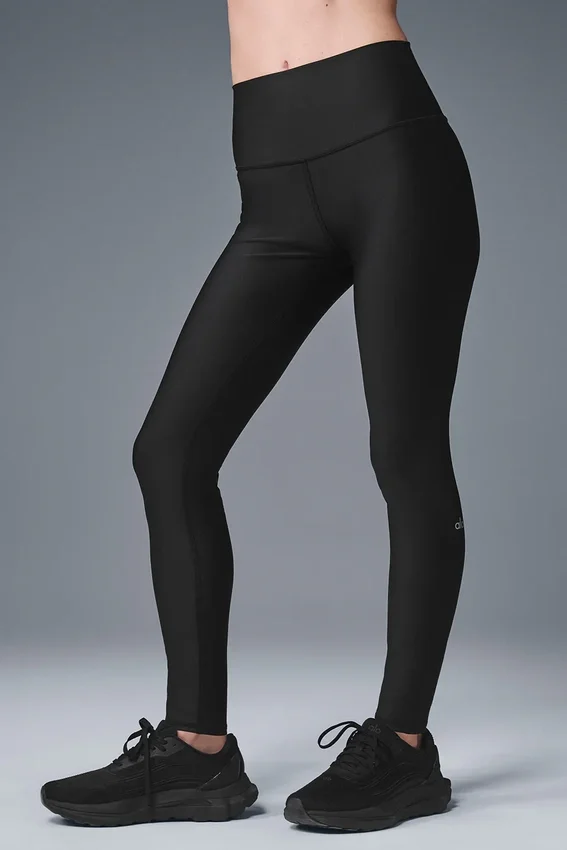 High-Waist Airlift Legging – Schwarz