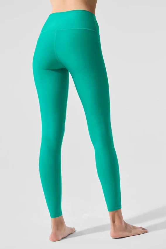 High-Waist Airlift Legging – Spruce Green