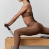High-Waist Airlift Legging – Sun Kissed Brown