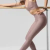 High-Waist Airlift Legging – Taupe