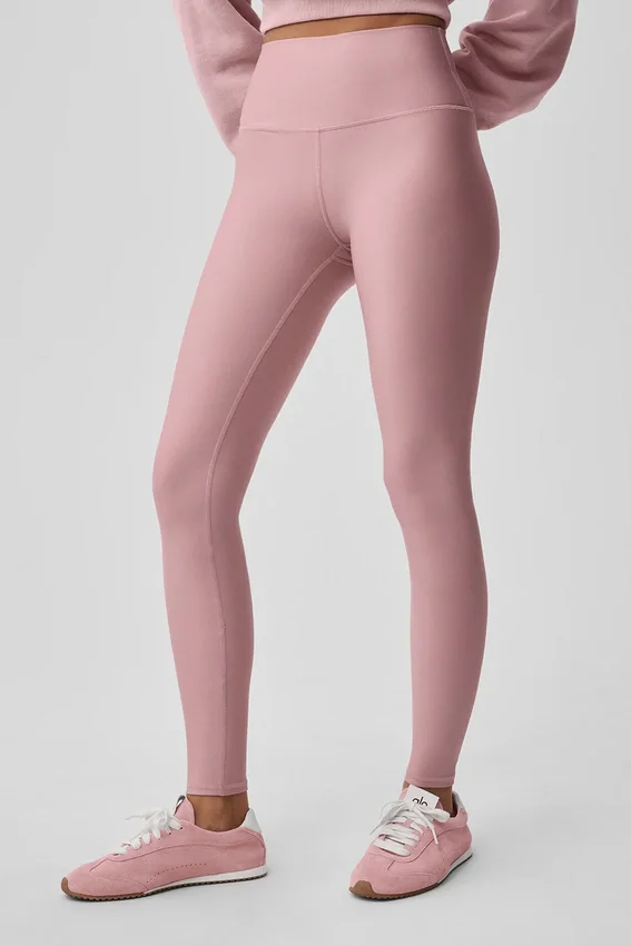 High-Waist Airlift Legging – Vintage-Pink