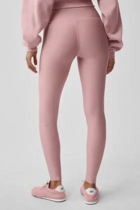 High-Waist Airlift Legging – Vintage-Pink