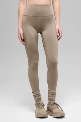 High-Waist Airlift Leggings – Gravel