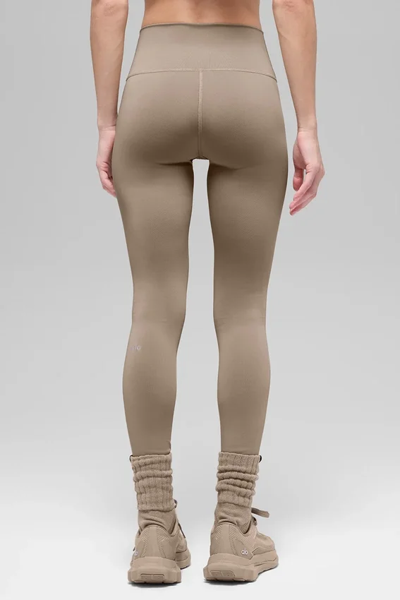 High-Waist Airlift Leggings – Gravel