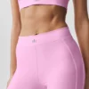 High-Waist Airlift Love Language Stirrup Leggings – Candy Heart Pink