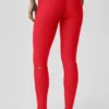 High-Waist Airlift Sleek Leggings – Leuchtend Rot