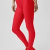 High-Waist Airlift Sleek Leggings – Leuchtend Rot