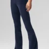 High-Waist Bootcut Leggings – Navy