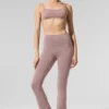 High-Waist Bootcut-Leggings – Taupe