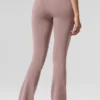 High-Waist Bootcut-Leggings – Taupe