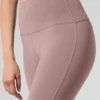 High-Waist Bootcut-Leggings – Taupe