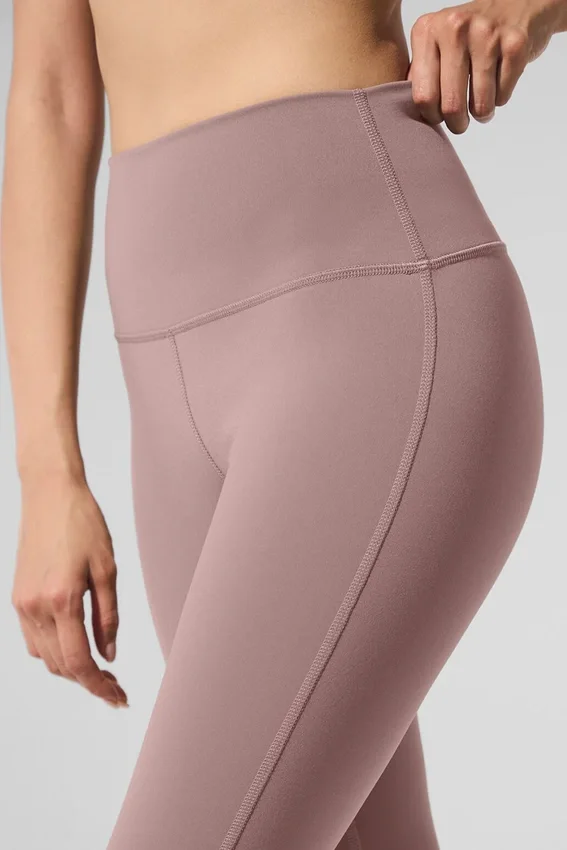 High-Waist Bootcut-Leggings – Taupe