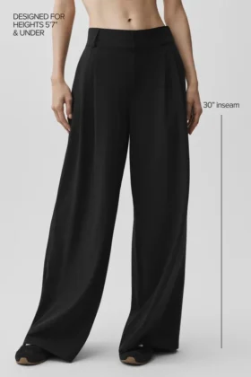 High-Waist Dreamscape Hose (Regular) – Schwarz