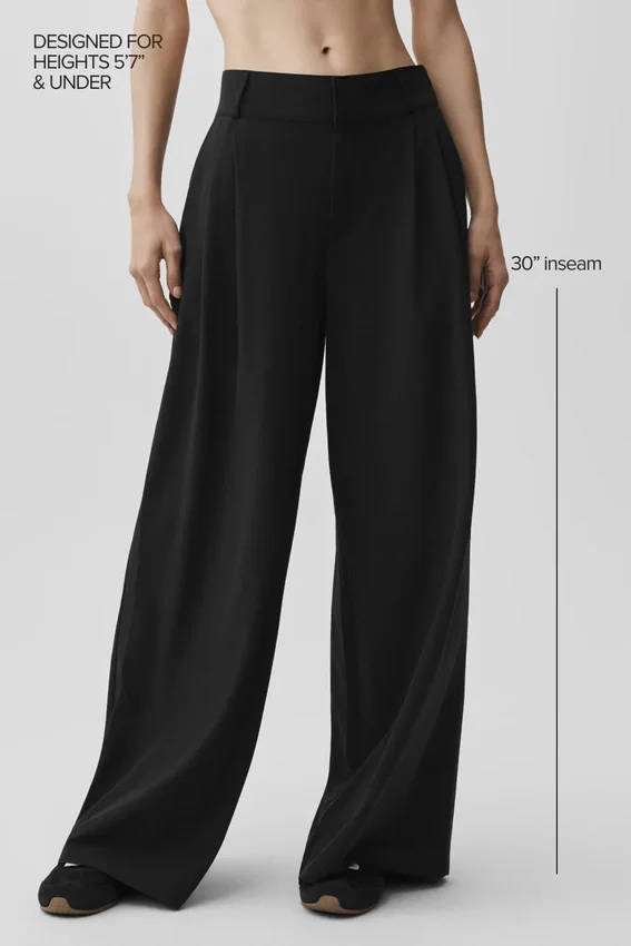 High-Waist Dreamscape Hose (Regular) – Schwarz