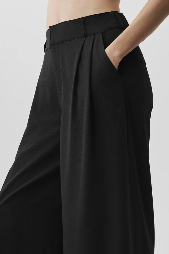 High-Waist Dreamscape Hose (Regular) – Schwarz
