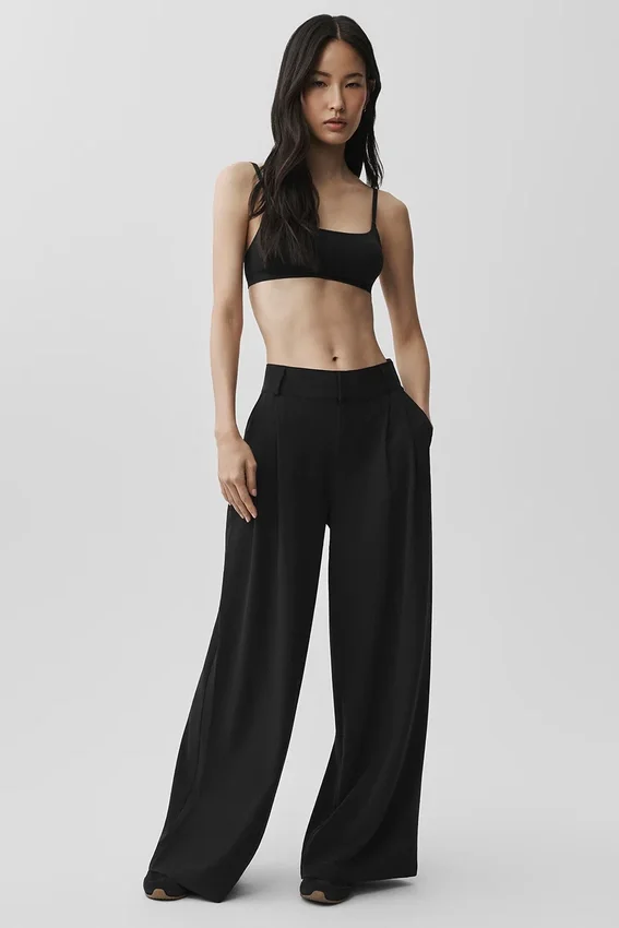 High-Waist Dreamscape Hose (Regular) – Schwarz