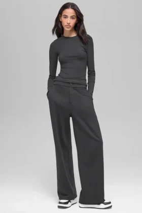 High-Waist Jogginghose – Anthrazit