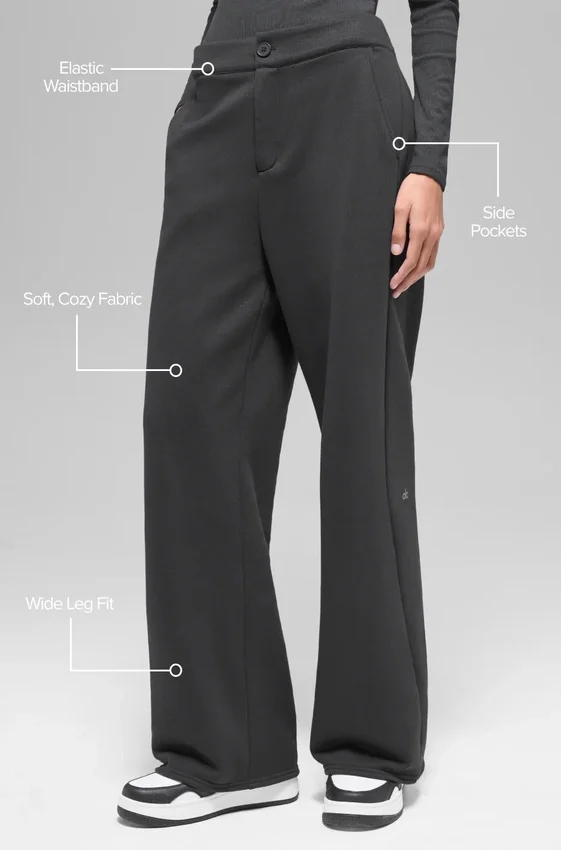 High-Waist Jogginghose – Anthrazit
