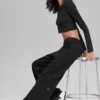 High-Waist Jogginghose – Schwarz