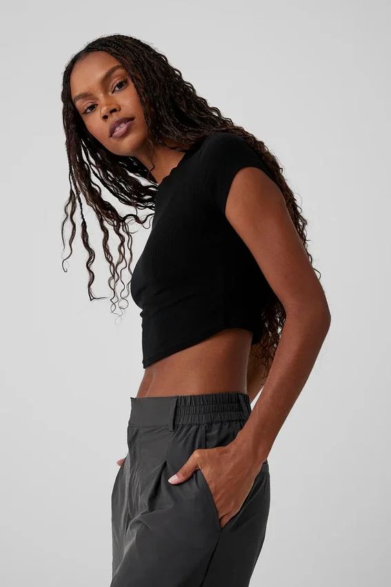 High-Waist-Pursuit-Hose – Anthrazit