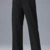 High-Waist-Pursuit-Hose (lang) – Schwarz