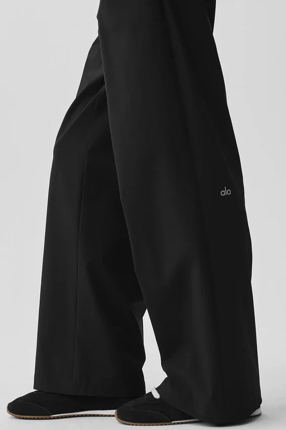 High-Waist-Pursuit-Hose (Regular) – Schwarz