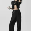 High-Waist-Pursuit-Hose (Regular) – Schwarz