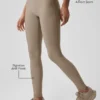 High-Waist Sleek Legging – Gravel