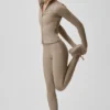 High-Waist Sleek Legging – Gravel
