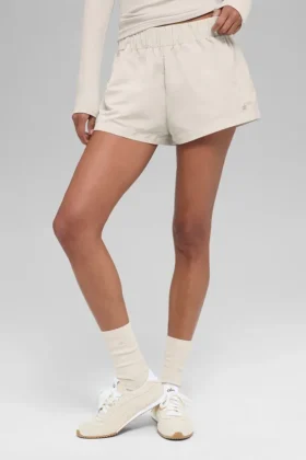 High-Waist Socialite Shorts – Bone