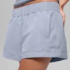 High-Waist Socialite Shorts – Winter Frost