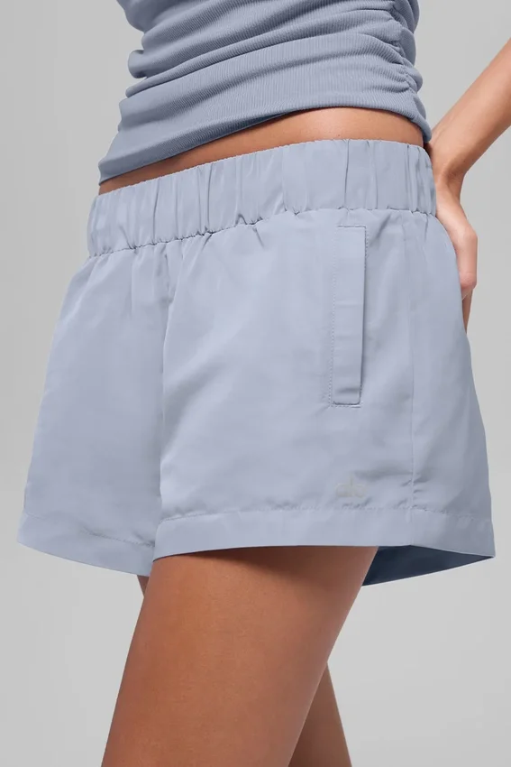 High-Waist Socialite Shorts – Winter Frost
