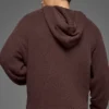 Hoodie aus strukturiertem Strick – Brownstone